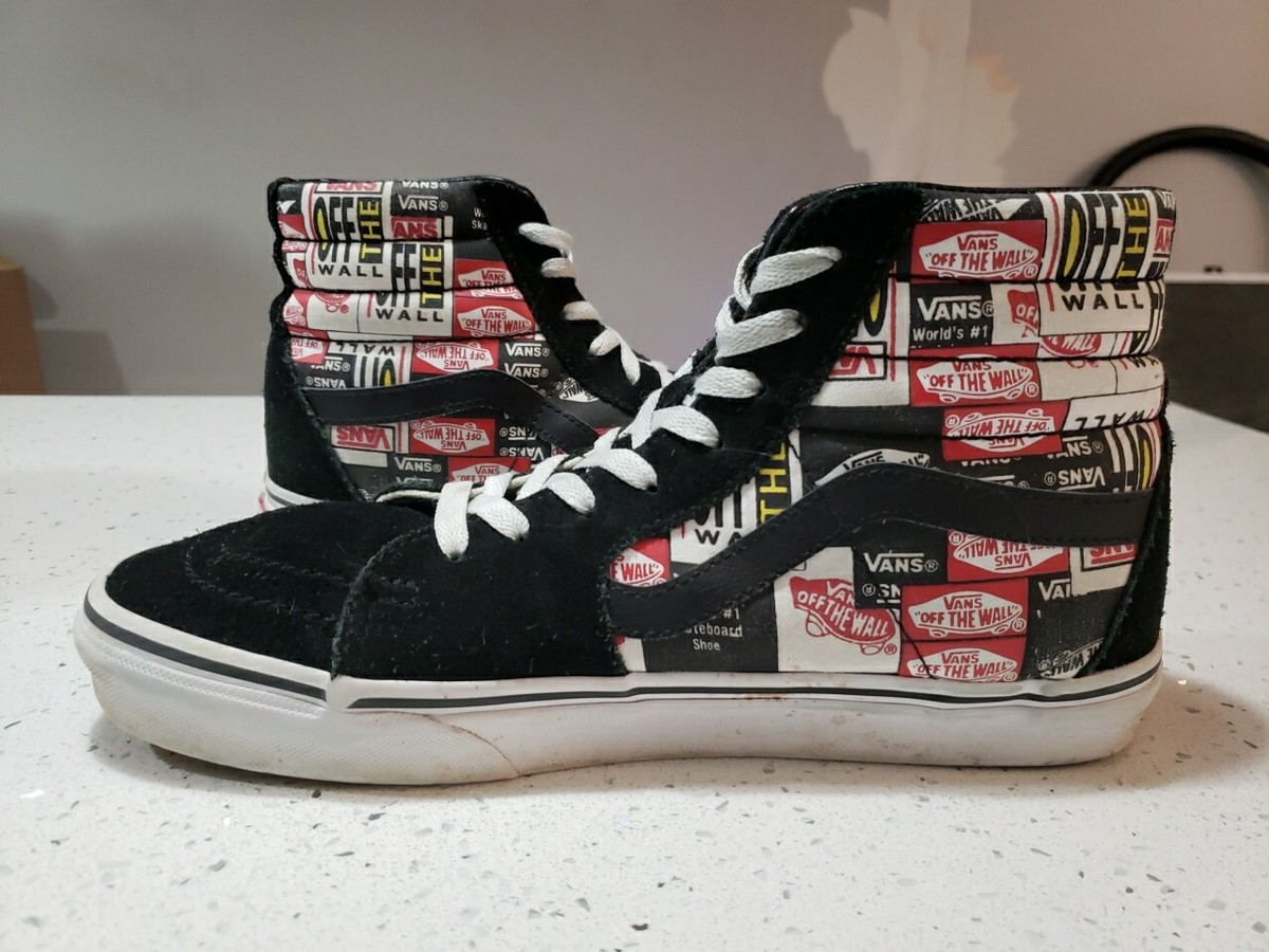 VANS Sk8-Hi Label Mix Shoes sz 13 Skateboarding Hightop Sneskers Vans Sk8- High Label Mix for sale | eBay main image 3