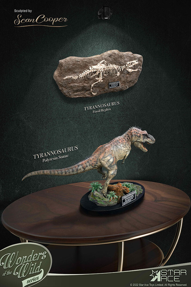 Star Ace Wonders of the Wild Tyrannosaurus Rex Deluxe Statue Brand