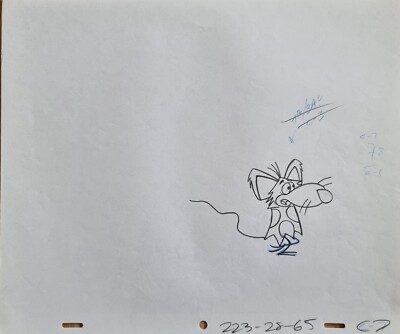 Hanna Barbera 70er Jahre Feuersteine Animation Kunst Produktion Zeichnung Höhle Maus #4