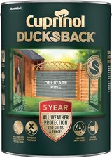Cuprinol Ducksback Fence & Decking Stain | Delicate Pine | Non Slip | 5 Ltr