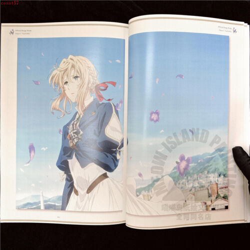The Art of Violet Evergarden Illustrazione a Colori Collezione Album Fotografico A4 - Foto 5 di 9