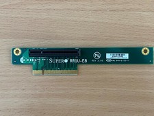 SUPERMICRO PCI-e Riser Card RR1U-E8 Rev 3.00 1U New