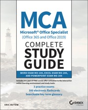 Mca Microsoft Office Specialist Office 365 And Office 2019 Complete Study...