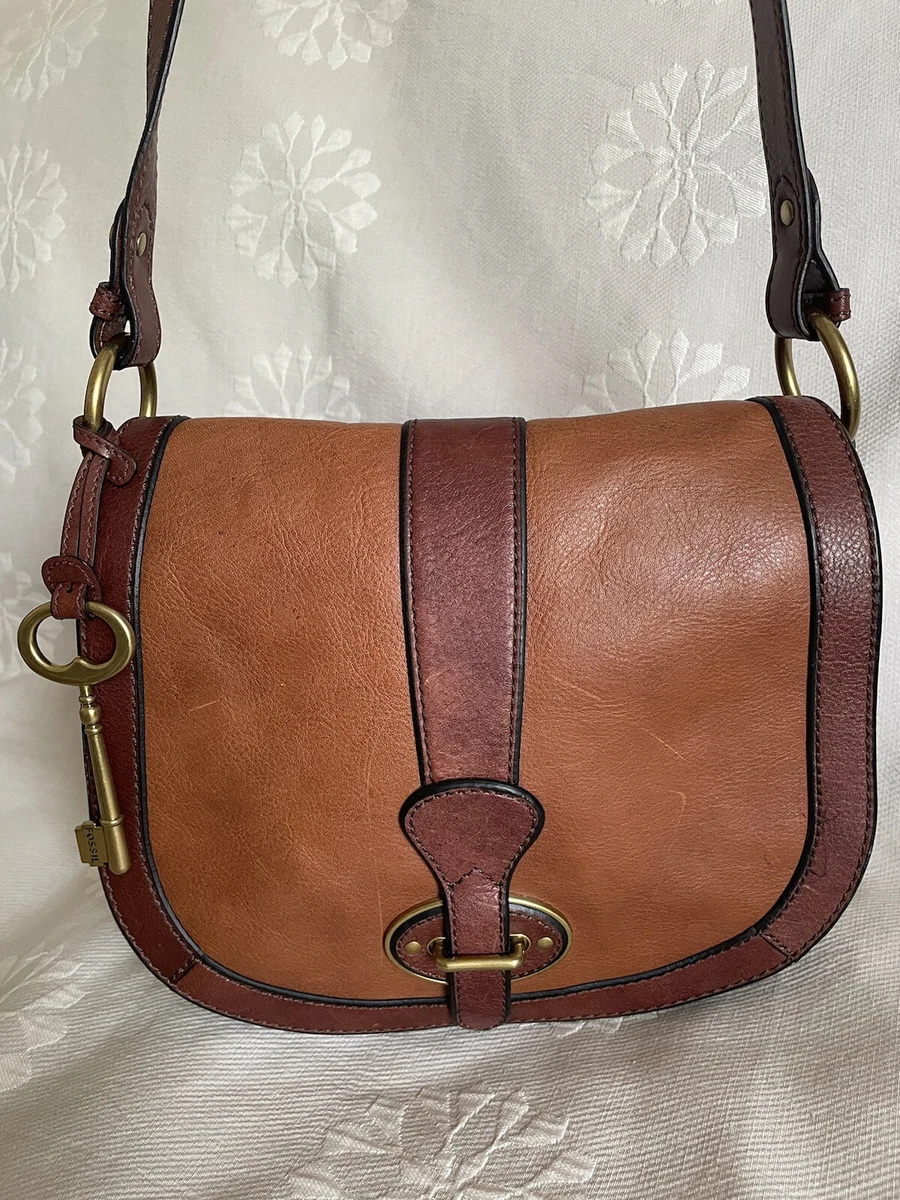 Fossil Women's Vintage Reissue Leather Crossbody Bag