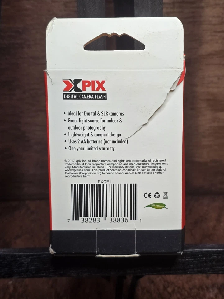 Flash para cámara digital y SLR XPIX ideal para fotografía de interiores y exteriores Foto 2 de 4