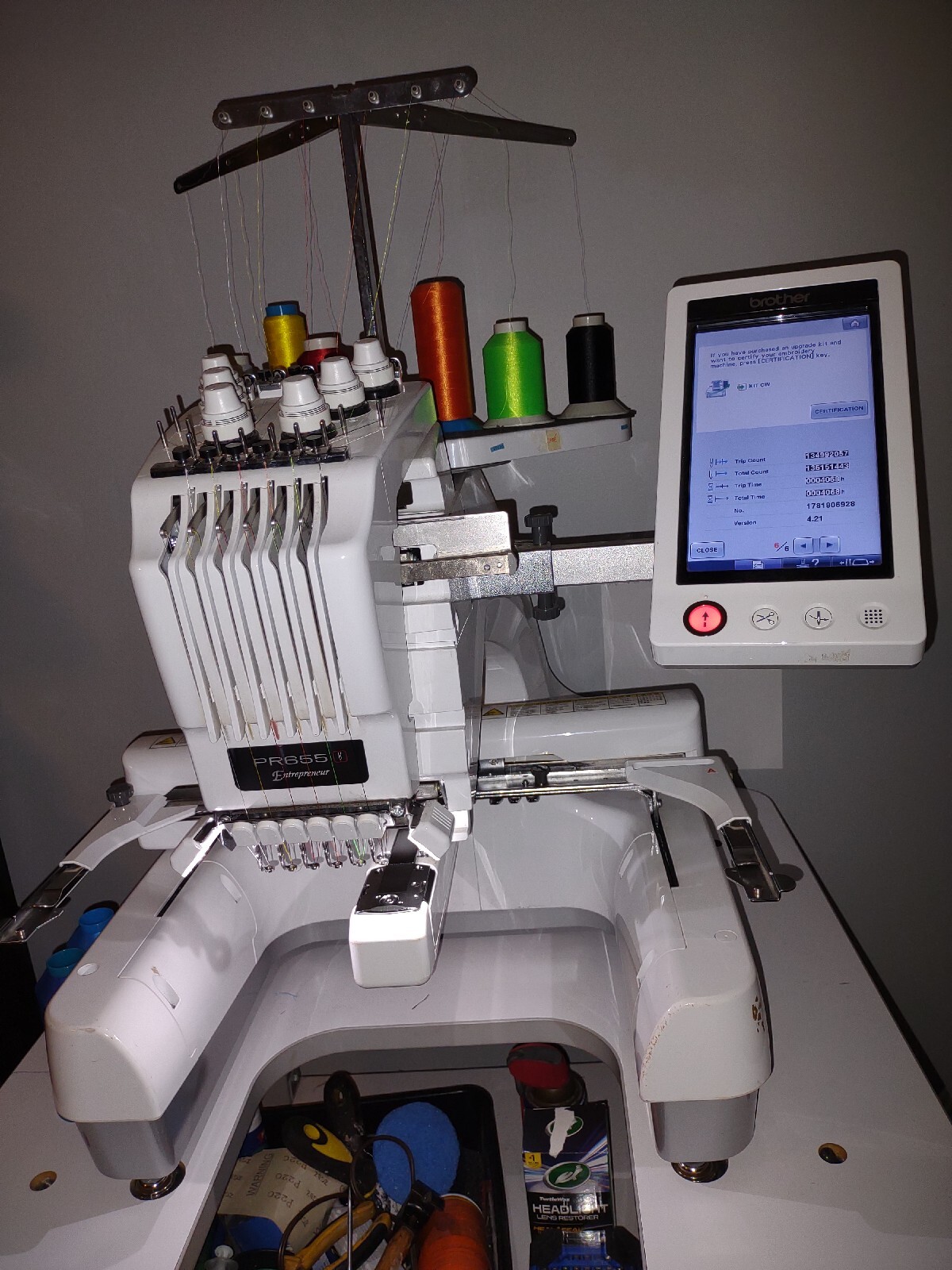 Embroidery Machine BROTHER Entrepreneur PR655 eBay