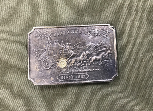 Vintage Wells Fargo and Company Belt Buckle