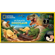National Geographic Ultimate Dinosaur Dig Kit Stem for Kids 8 years and up