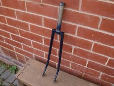 Mick Howarth Reynolds 531 vintage 1″ threaded lugged steel fork 27″ road 1970s