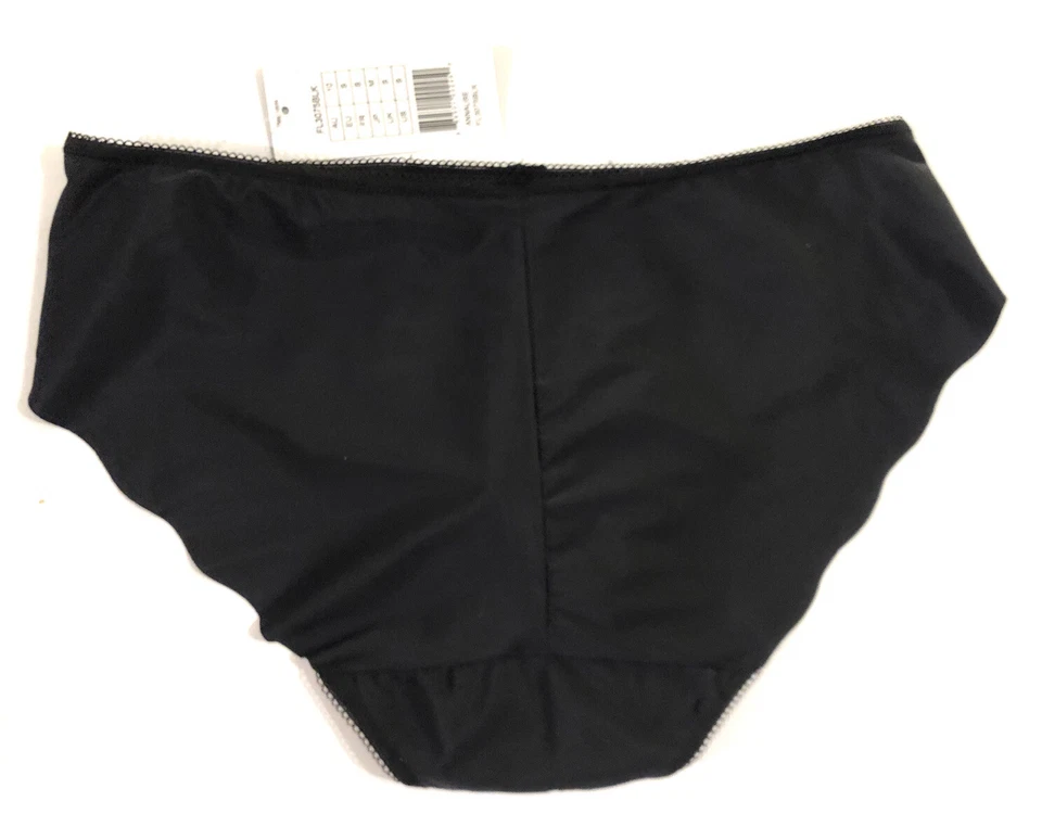 Bragas bordadas FANTASIE Annalise estampadas diseño suizo S UK 10 NEGRAS NUEVAS CON ETIQUETAS Foto 4 de 4