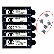 CE 5 Kits Orthodontic Dental Metal Brackets Brace Roth 018 with 345 hooks