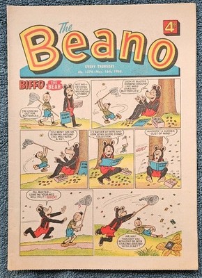 Beano Comic No. 1374 (1968) November 16th - Fine, Bright