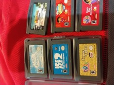 Lot Of 6 Nintendo Game Boy Advance Game Cartridges &Case