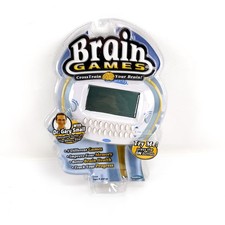 New Radica Brain Games Electronic Handheld Game Improve Memory Brain Health