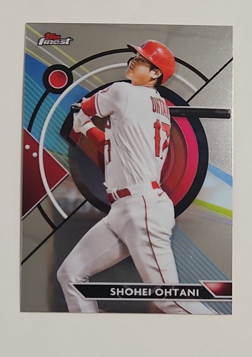 2023 Topps Finest Shohei Ohtani #17 Los Angeles Angels Baseball Trading Card MLB