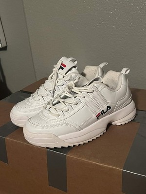 FILA Disruptor 2 Size 9 / 38 Women's Sneaker - White