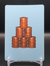 Oil Drum #94 Street Fighter II Barcode Battler Card  1992 EPOCH Japan TCG CCG