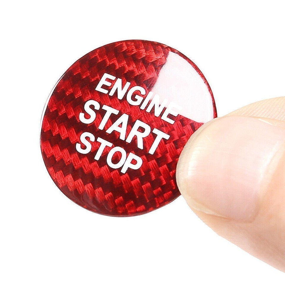 Red Engine Start Stop Push Button Cover For LEXUS IS ES GS NX RX LX RC ...