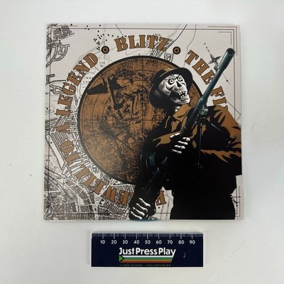 NOS OOP The Final Blitz: Farewell To A Legend Blitz 7'' Blue Vinyl Record