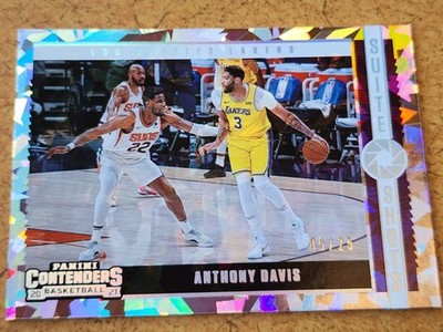 2020-21 Contenders Anthony Davis Suite Shots Cracked Ice /25!! Last Lakers RARE