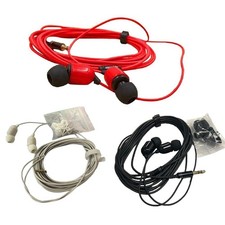 VizGiz 3 Pack 10FT Earbuds 3.5mm Stereo 3 Pole Headset Earphones 3 Meter Long...