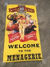 Huge Vintage 1990s Tingling Bros And Barnum & Bailey Circus Advertisement Poster