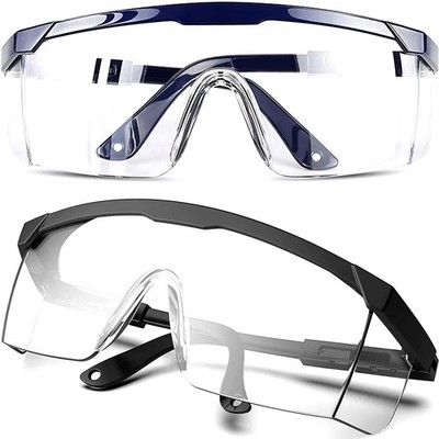 Schutzbrille klar Anti-Beschlag & Anti-Kratzer Arbeit Laborbrille Augenschutz UK*