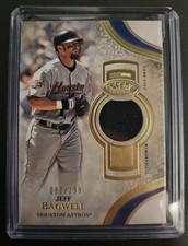 2021 Topps Tier One- Tier One Relics Jeff Bagwell #T1R-JB 087/299 Houston Astros