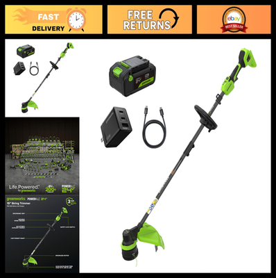 #ad Greenworks 24V 15quot; Brushless String Trimmer with Battery amp; Charger $314.99