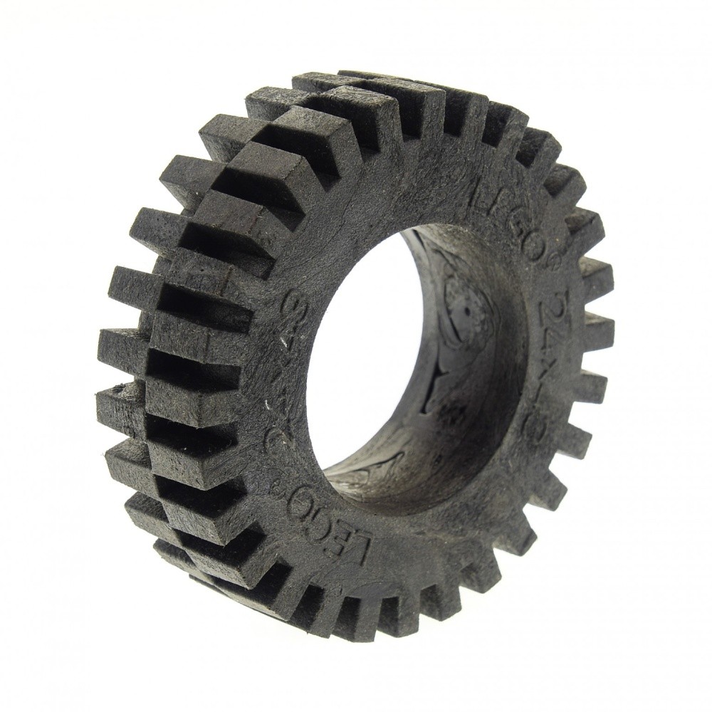 1x Lego Technic Wheel 24x43 Black Tire Solo Racing 8862 3740