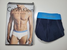Calvin Klein Pro Mesh 2004 - Men's Polyester Brief - Navy - Size M - BNIB