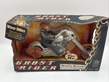 Hasbro Ghost Rider Electronic Flame Cycle Fig...