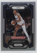 2024 Panini Prizm Monopoly WNBA Silver Prizm Diamond Miller #9 0s2