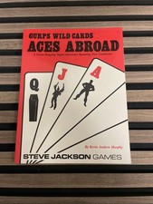 GURPS Wild Cards Aces Abroad 1991 Steve Jackson Games RPG Adventure Very Good