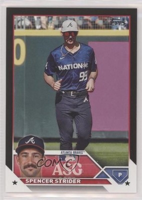 2023 Topps Update 2023 All-Star Game Black 159/299 Spencer Strider #ASG-45 jc3