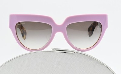 PRADA Sonnenbrille SPR 29P 52-18 SL1-0A7 140 Rosa Schildpatt Luxus Oval Eckig M