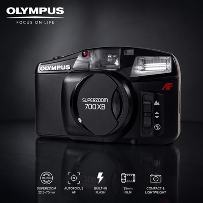 Olympus Superzoom 700XB analoge Kompaktkamera 35 mm getestet 
