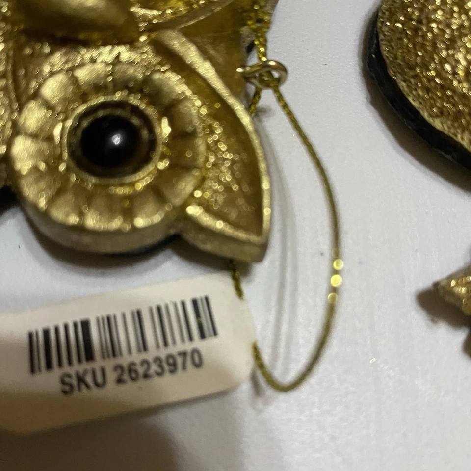 6 marcos Pier 1 OWL DORADO - Tiene capacidad para fotos de 1,25”x1,5" - 4 con percha 2”X3,5" Foto 3 de 4