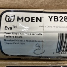 MOEN Eva Towel Ring in Brushed Nickel YB2886BN