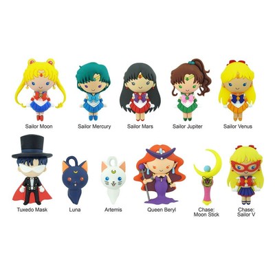 Sailor Moon 3D PVC Taschenclips Serie 1 Display (24)