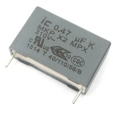 Illinois Capacitor 474MKP275KB 0.47uF 310V 10% Capacitor, 374pcs