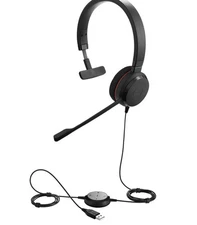 Jabra EVOLVE 20 SE Microsoft Teams USB Mono Headset (Leatherette)