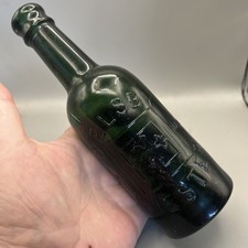 NICE GENUINE 1920S MINERAL WATER BEER BOTTLE WELSBY CHESTER