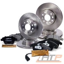 BREMSSCHEIBEN + BELÄGE VORNE + HINTEN FÜR AUDI A3 SEAT ALTEA SKODA OCTAVIA YETI