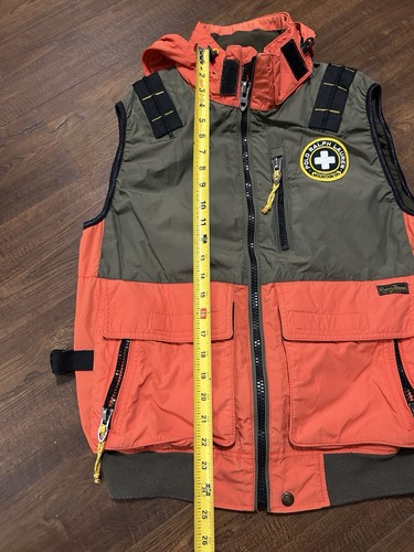 Polo Ralph Lauren Northeastern Mountain Division Explorer Rescue Vest Orange | M - Picture 3 of 15
