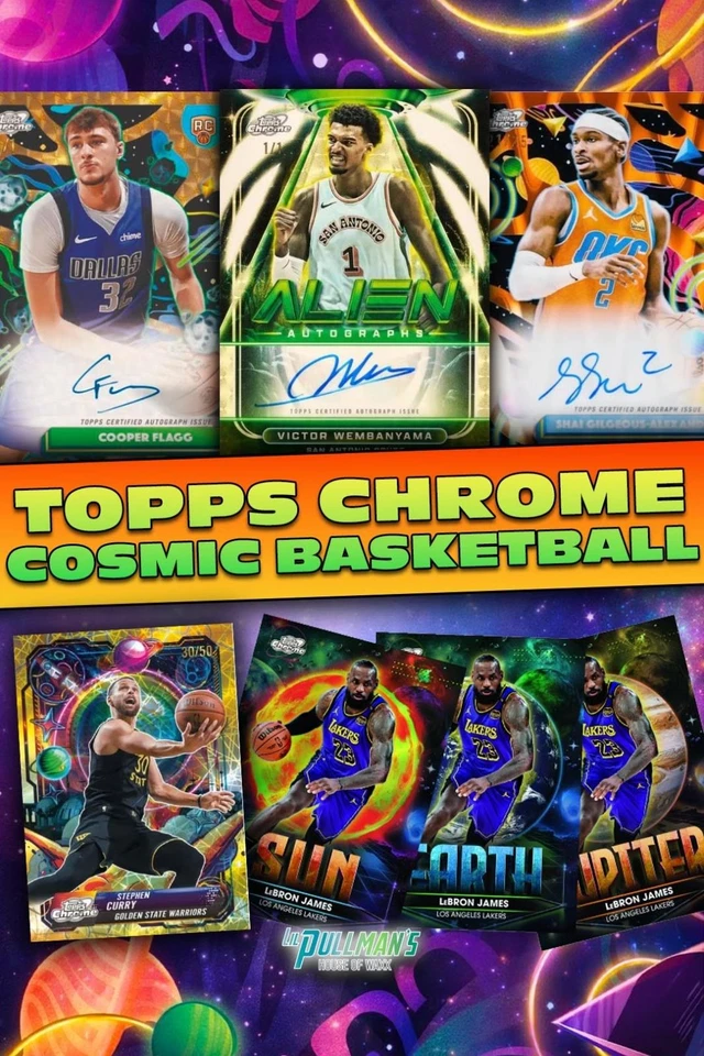 TOPPS COSMIC BASKETBALL RELEASE DAY!! $1 STARTS 🏀💥