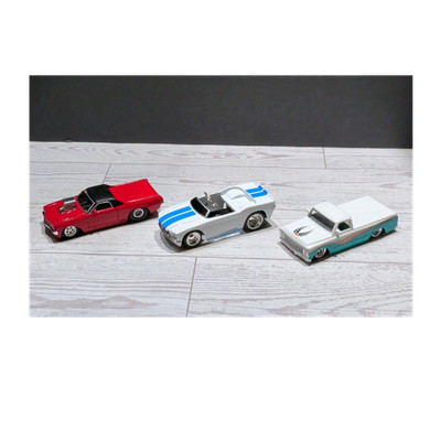 Jada Toys LOT:  Shelby GT500 pedal car, El Camino 1970, Chevy pick-up 72
