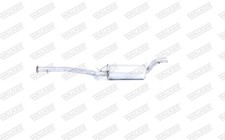 WALKER Endschalldämpfer Nachschalldämpfer 23101 für FORD VOLVO V50 FOCUS MW 2