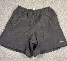 Patagonia Nylon Climbing Shorts Women’s L Black Made in Italy w/add’l Padding