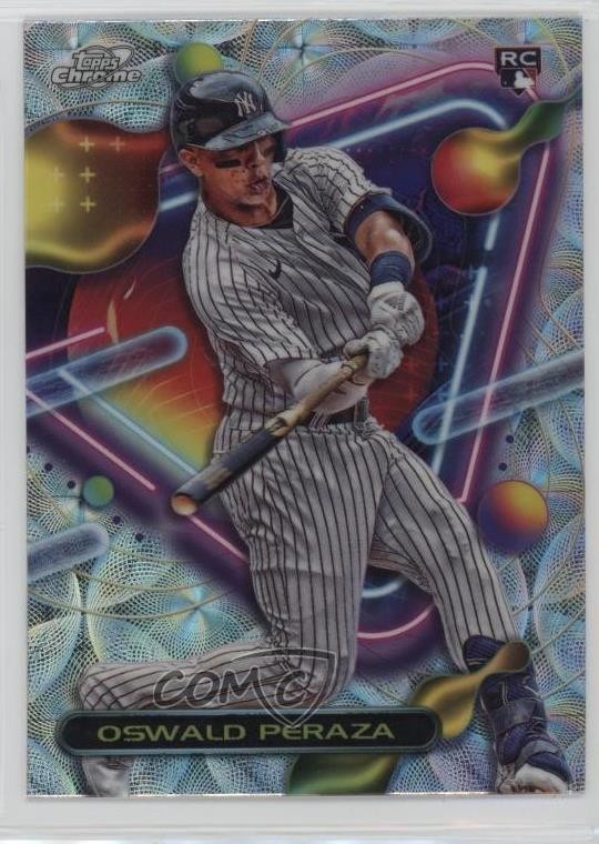 2023 Topps Cosmic Chrome Nucleus Refractor Oswald Peraza #84 11o2